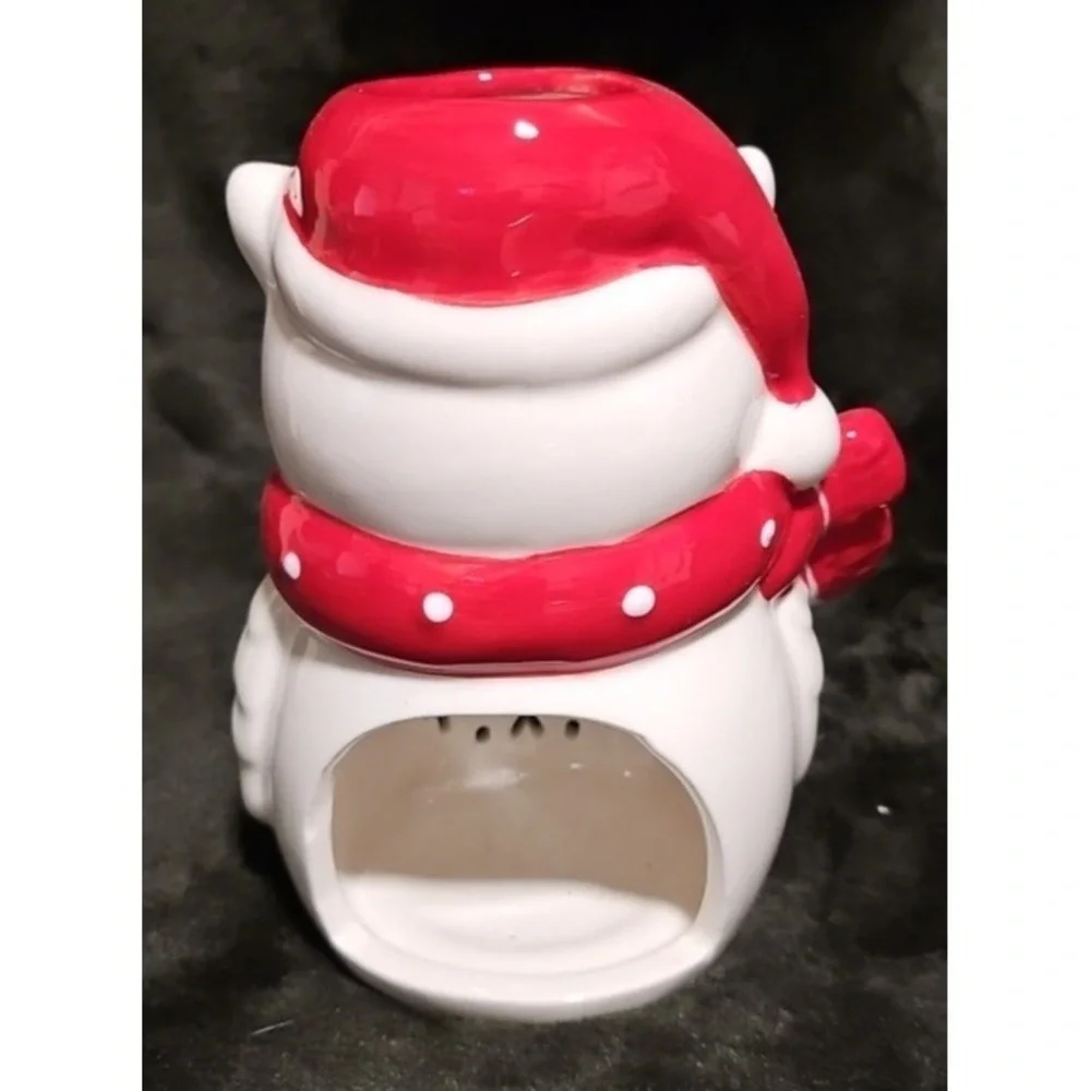 NEW Holiday Time‎ WHITE OWL Ceramic Tealight